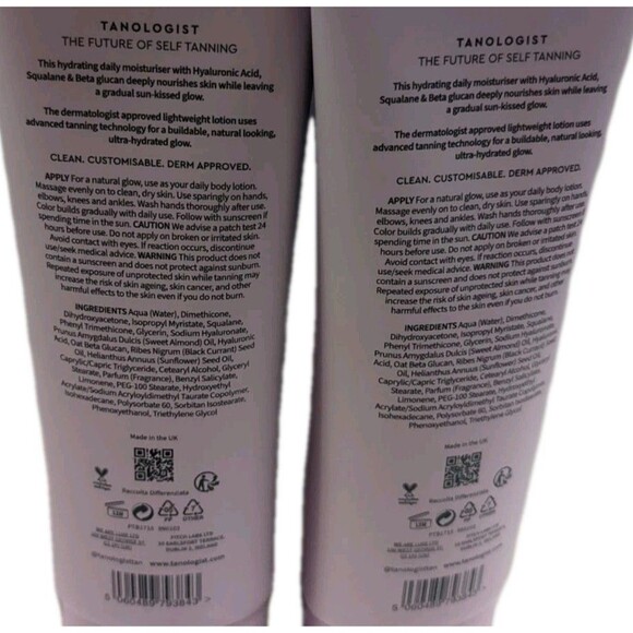 2-Pack TANOLOGIST DAILY GLOW Hydrating Gradual Tan Lotion Medium to Dark 8.45oz - Picture 5 of 6